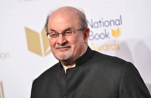 Salman Rushdie, en la edición 68 del Premio Nacional del Libro, en Nueva York, en noviembre de 2017.
