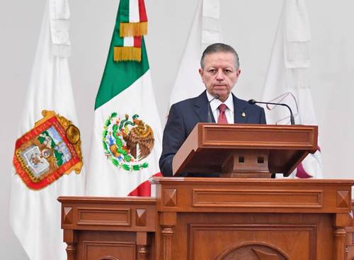 Arturo Zaldívar, presidente de la SCJN, participó en la asamblea de la AMIG.