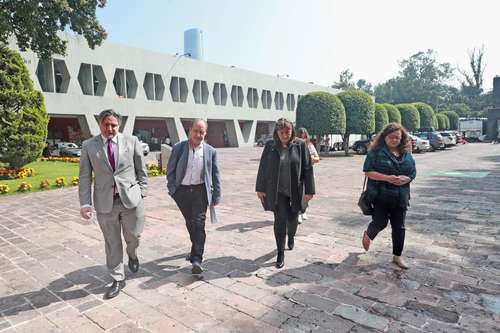 Francisco Cox Vial, Carlos Martín Beristain, Ángela María Buitrago y Claudia Paz y Paz, del GIEI.