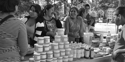 Feria Agroecológica en San Lucas Evangelista.  Natalia Hernández