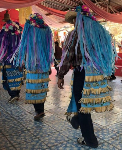 Danzantes de la comunidad de Teocaltita, celebración de la Santa Cruz.  Nereyda Marroquín