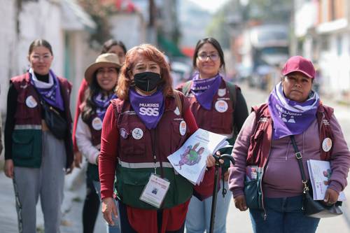 La brigada de Red de Mujeres por el Bienestar está integrada por 171 facilitadoras que han visitado 523 colonias de la capital.