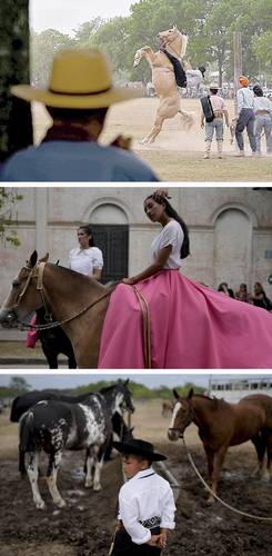 Los residentes de San Antonio de Areco, en Argentina, celebran cada año la Fiesta de la Tradición en honor al escritor José Hernández, autor del poema El gaucho Martín Fierro.