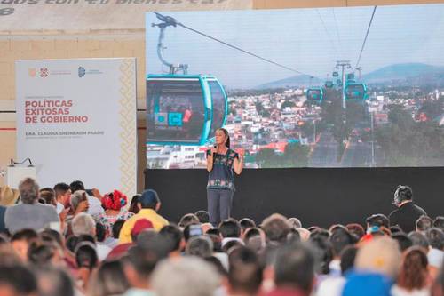 Claudia Sheinbaum visitó Yucatán, donde dio a conocer las políticas que impulsa en la Ciudad de México y firmó un convenio con el gobierno del estado en materia de turismo.
