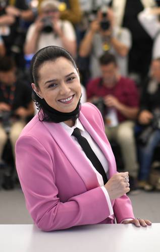 La actriz iraní, durante una presentación.