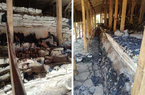 En el área norte del Edificio I de la zona arqueológica hay un corredor que usan los vecinos de El Tajín para desplazarse por el lugar, el cual siempre permanece abierto, por lo que se cree que los responsables del siniestro usaron esa vía.