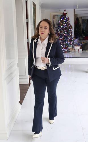 La magistrada Yasmín Esquivel Mossa, aspirante a encabezar la Suprema Corte de Justicia.