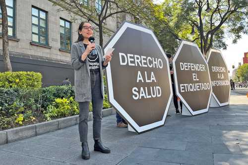 El máximo tribunal postergó en noviembre pasado la votación de una demanda, para resolver sobre otras dos similares en el mismo proceso. En la imagen de archivo, activistas de la salud se manifiestan a favor de la norma oficial mexicana.