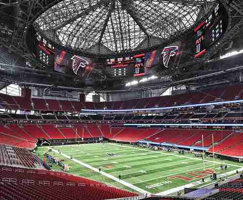 La NFL designó al Mercedes Benz-Stadium, casa de los Halcones, para albergar el posible duelo entre los planteles más dominantes de la conferencia.