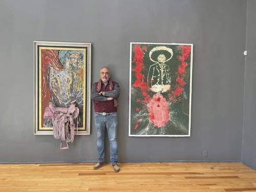 El Caudillo del Sur protagoniza la exposición de Emiliano Gironella que se aloja en el Centro de Cultura Casa Lamm. La muestra reúne 18 obras, la mayoría de gran formato, entre bastidores de acrílico con pigmento comprimido, monotipos, gráfica y una escultura.