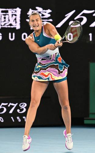  La bielorrusa Aryna Sabalenka llegó al partido por el título sin perder un solo set y tras vencer a la polaca Magda Linette Foto Ap