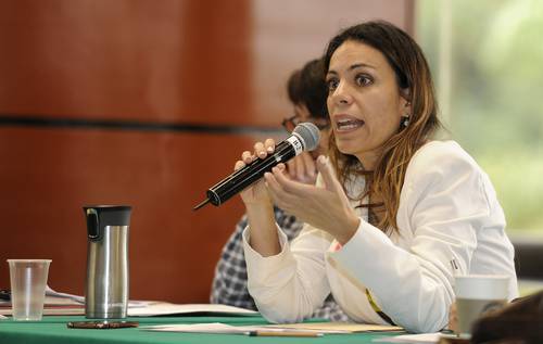 La directora general de Canacine.