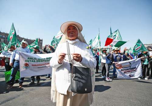 Como en cada uno de sus actos, ayer el Frena pidió la renuncia del presidente López Obrador.