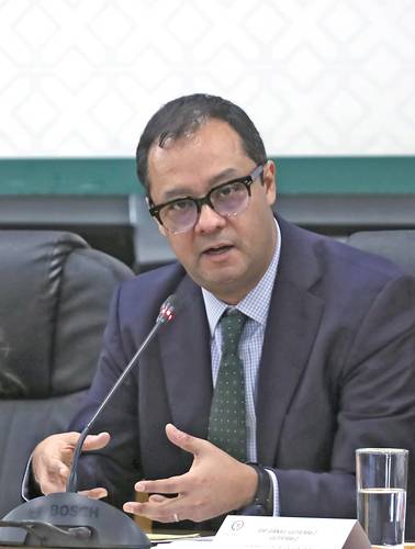 Gabriel Yorio, subsecretario de Hacienda, subrayó que como porcentaje del PIB, los pasivos se redujeron 1.4 puntos respecto al cierre de 2021. La imagen corresponde a octubre del año pasado.