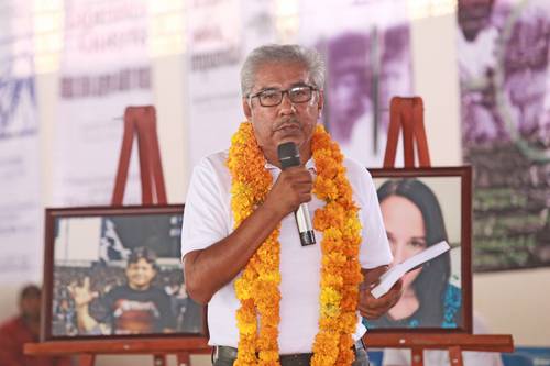 Abel Barrera Hernández, director y fundador del Centro de Derechos Humanos de la Montaña Tlachinollan, con sede en Tlapa, Guerrero.