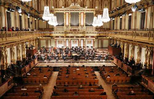 En junio de 2020 la Orquesta Filarmónica de Viena se presentó ante 100 invitados, pues era lo máximo que se permitía.
