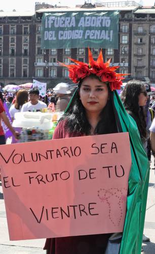Respeto a la libertad sobre cuándo y con quién tener hijos, una de las demandas de la marcha por el Día de la Mujer.