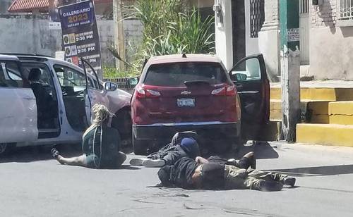 Imagen de los hechos violentos del 3 de marzo pasado en Matamoros.