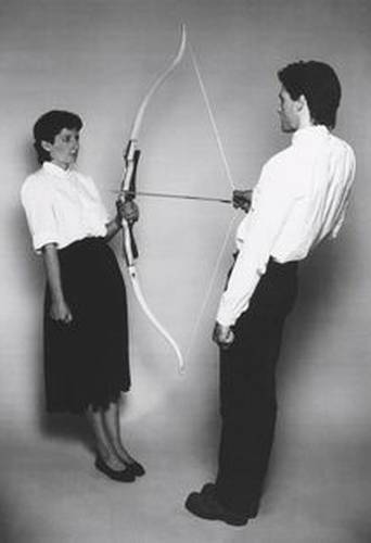  Marina Abramovic y Ulay en Energía de descanso, en Dublín, 1980. Foto cortesía de MalPaso