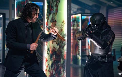 Fotograma del cuarto capítulo de la película John Wick.