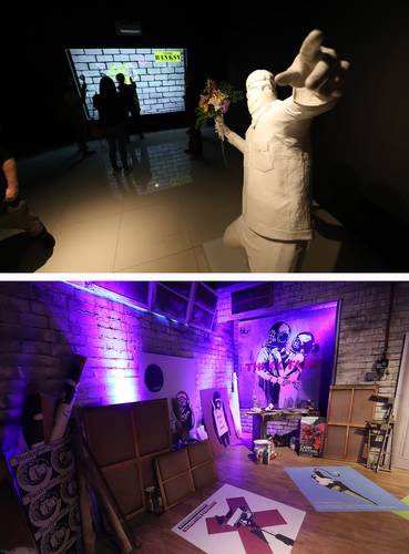 Inside Banksy. Unauthorized Exhibition da la posibilidad de adquirir serigrafías en 40 dólares, señala Cross Media, organizador de la muestra.