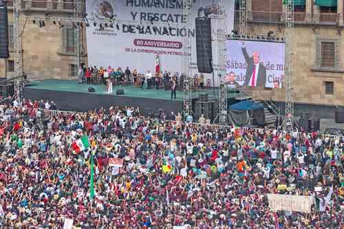 El presidente Andrés Manuel López Obrador pronunció antier su discurso para conmemorar la expropiación petrolera y la defensa de la soberanía.