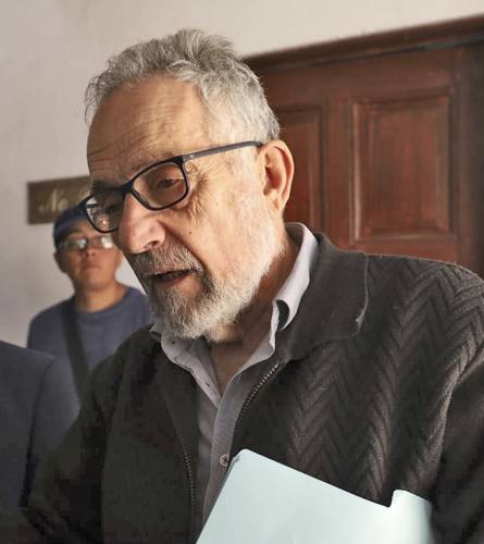 Pedro Arrojo Agudo, relator especial de la Organización de las Naciones Unidas, durante su participación en el foro “Los retos para garantizar el derecho humano al agua y su saneamiento en Tlaxcala”, que se llevó a cabo el viernes pasado en la capital del estado.