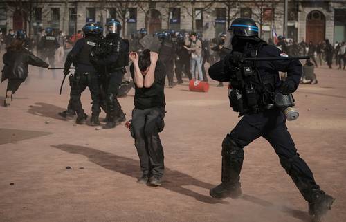  Sobre estas líneas, en la localidad de Lyon (centro). Foto Ap