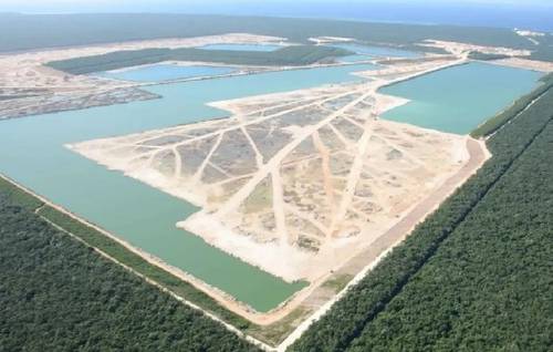 Desde la instalación de la mina de piedra caliza de la estadunidense Calica, en 1985, 926 hectáreas de selva y manglar en Playa del Carmen, Quintana Roo, han sido devastadas.