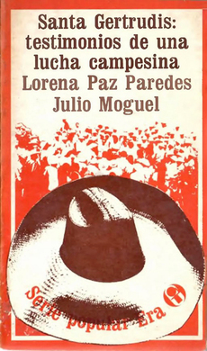 Libro: Santa Gertrudis: testimonios de una lucha campesina.