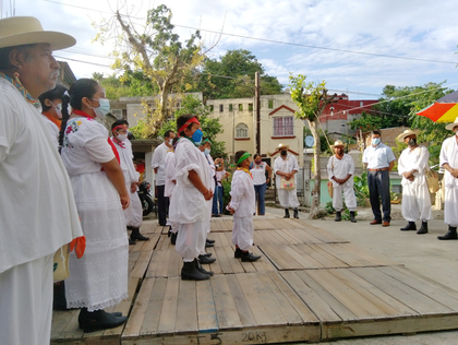 Proceso de diálogo y disculpa en comunidades, Papantla, 2021.  Aldo Guagnelli
