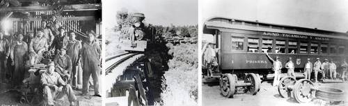 Imágenes que se exponen en El ferrocarril a Tacámbaro, en el Museo de los Ferrocarrileros, en la colonia Aragón.