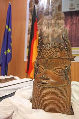 Pieza de la colección de los bronces de Benín.