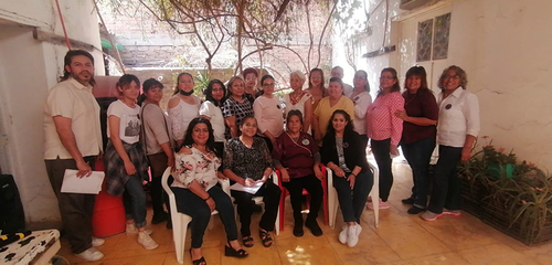 Grupo de promotorxs de salud alternativa.  Cortesía del colectivo