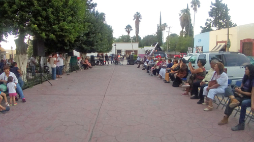 Evento comunitario Lunas Culturales.  Celina Valadez