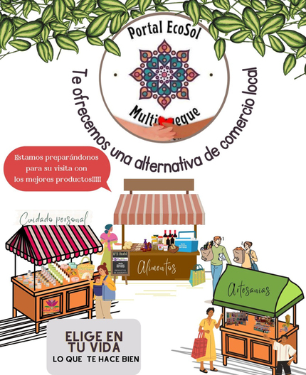 Cartel difusión para el intercambio.  Enriqueta Tello