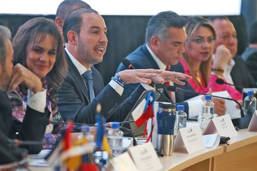 En la reunión plenaria de la Copppal, los dirigentes Marko Cortés (PAN), Alejandro Moreno (PRI) y Jesús Zambrano (PRD), reiteraron su “unidad contra el autoritarismo”.