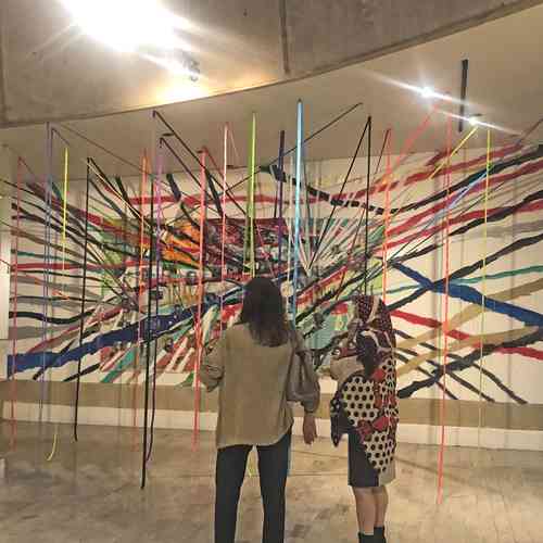 Una de las obras participantes en la primera Trienal organizada por el Centro Cultural Tijuana.