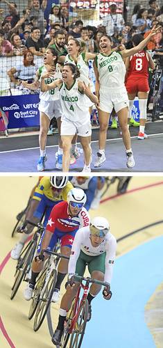  La selección femenil de basquetbol 3x3, en un duelo dramático, se proclamó campeona del certamen luego de ganar 21-20 a Puerto Rico, mientras el ciclismo de pista fue el gran protagonista al entregar cinco metales dorados. Foto @SSalvador2023 y Ap