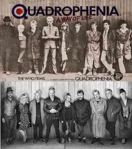 El reparto en 1979 y 40 años después, 2019, de la película Quadrophenia (Marc Roddam), ópera rock de The Who que este año cumple medio siglo.