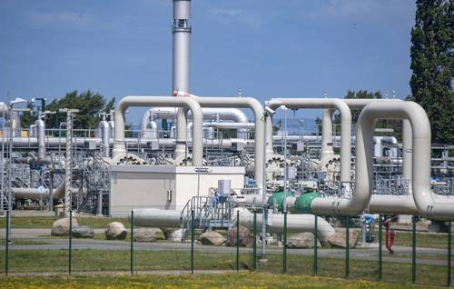 Estación receptora del gasoducto Nord Stream 1 en Lubmin, Alemania.