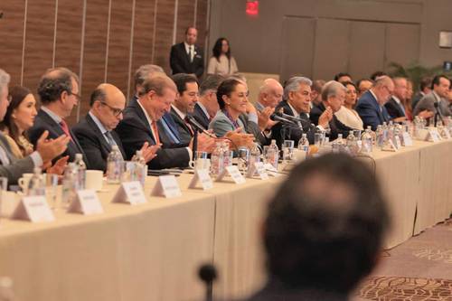 La ex jefa de Gobierno también dialogó con los empresarios sobre seguridad, infraestructura y sostenibilidad.