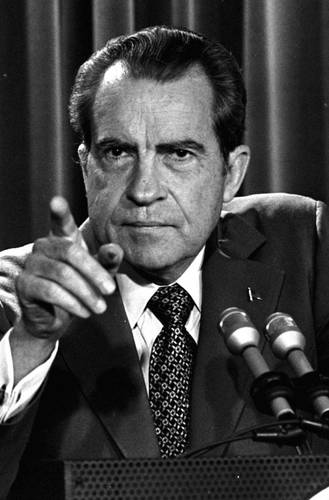  El ex presidente Richard Nixon.