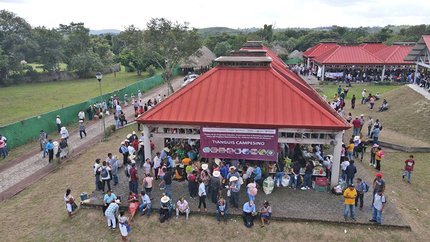 Encuentro Campesino agroecológico, Totonacapan, Veracruz.  Cortesía Agricultura