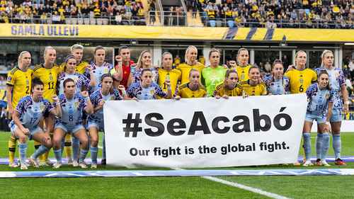 Players from Spain and Sweden send a resounding message to the world