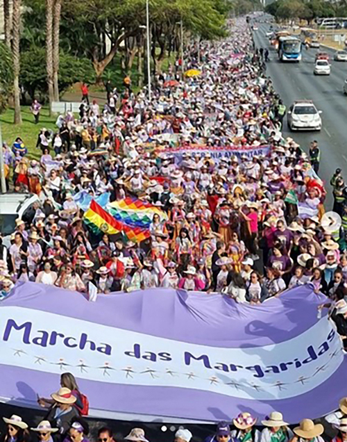 Marcha de las Margaridas, Brasília/Brasil, 16 agosto de 2023.  Mídia NINJA