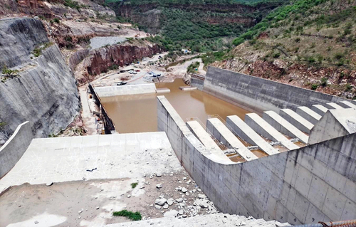 Visita a la presa El Zapotillo.  Loreto Irene Soto Rivas