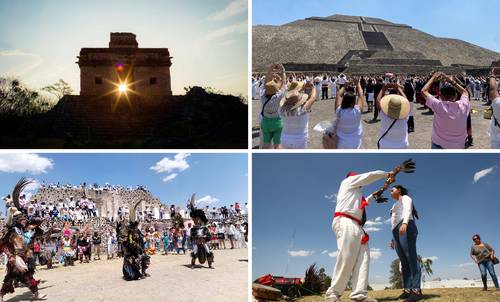 Miles recibieron la Primavera en zonas arqueológicas de México