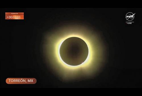 NASA broadcasted the path of totality for the world to see live