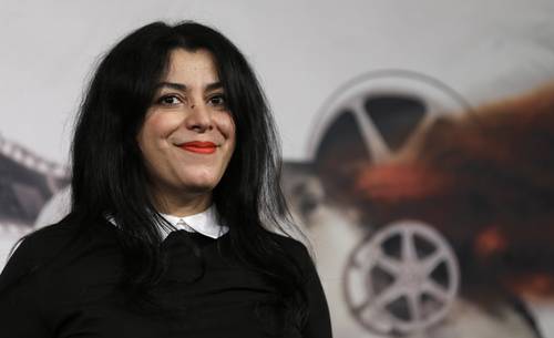 Marjane Satrapi turns her award into a plea for freedom in Iran